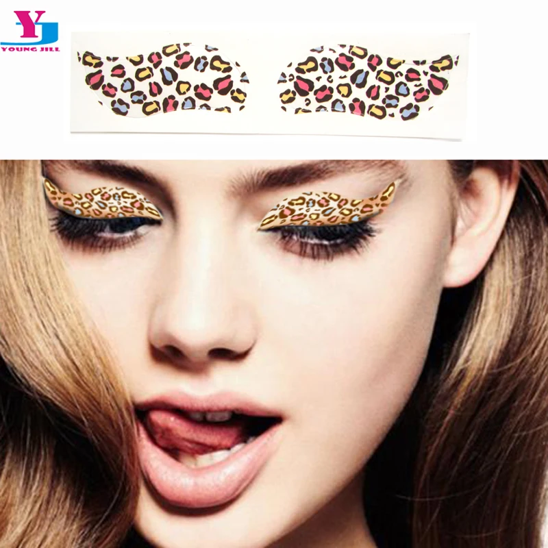 Leopard eyeshadow look