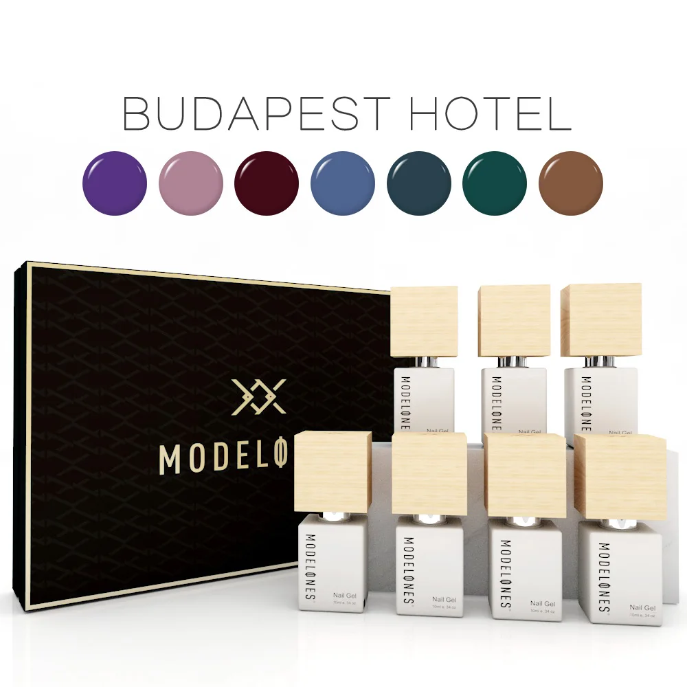 

Modelones 7Pcs/Lot Budapest Nail Art Gel Pure Color UV LED Gel Nail Polish Long-lasting Macaron Soak off varnish gel lacquer