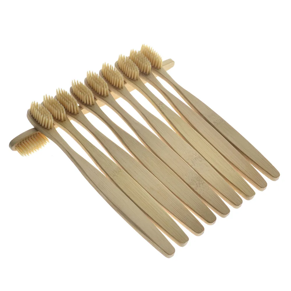 

Environment-friendly Wood Toothbrush Bamboo Toothbrush Soft Bamboo Fibre Wooden Handle Low-carbon Eco-friendly For Adults