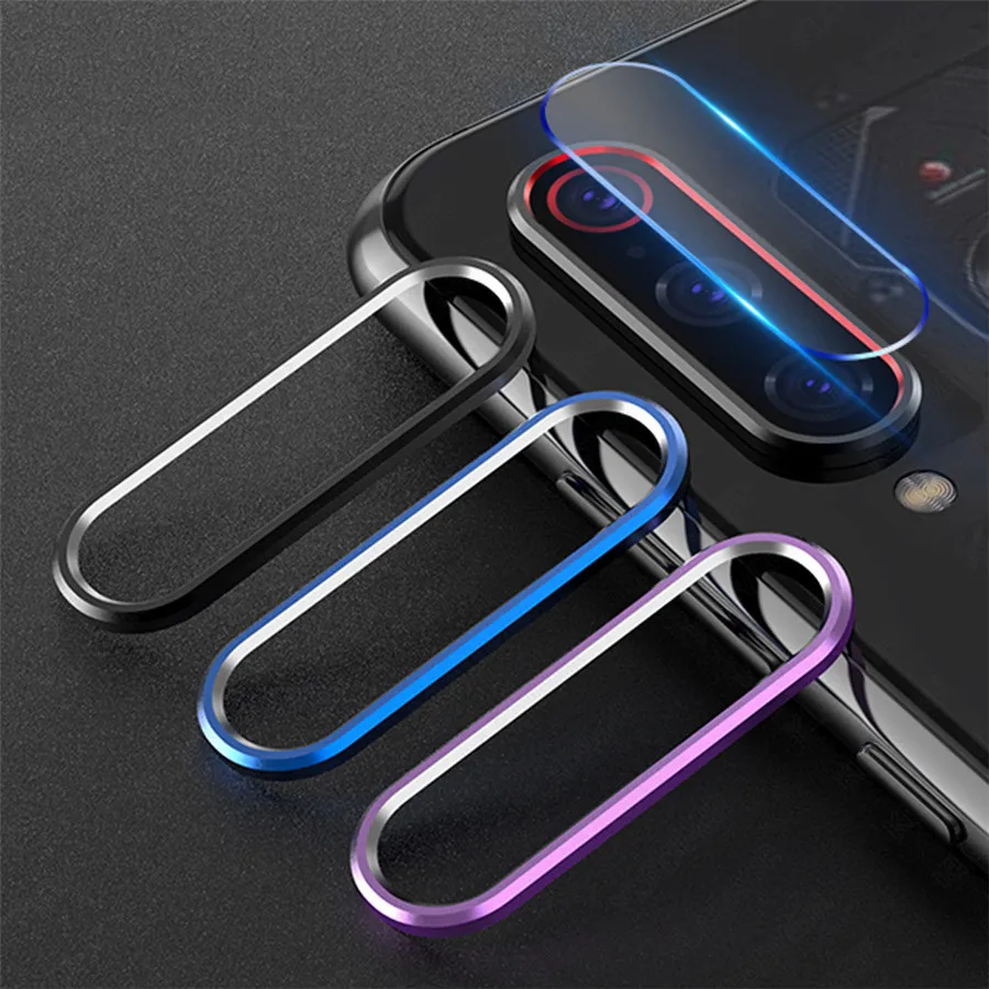 

For Xiaomi Mi 9 9 SE Metal Rear Lens Protective Ring+Tempered Glass Camera Lens Film for Redmi K20 K20 Pro Screen Protector