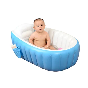 

Portable bathtub inflatable bath tub Child tub Cushion Warm winner keep warm folding Portable bathtub With Air Pump Free #07