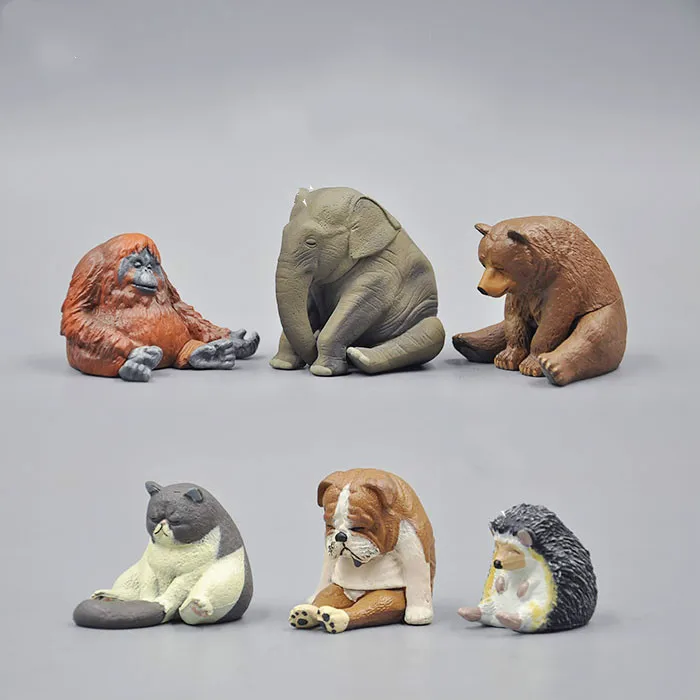 子供のための象 犬 猫 ハリネズミ Pvcモデル おもちゃ ギフトのためのかわいいおもちゃ Aliexpress おもちゃ ホビー