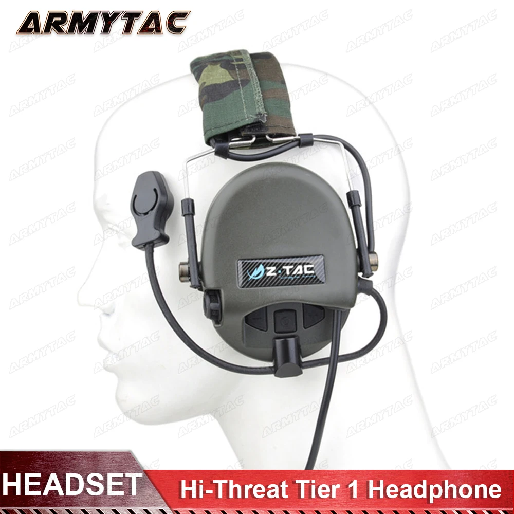 

Z-tactical Releases New Hi-Threat Tier 1 Fast Helmet Headset Tactical Detective Sports Military Headphone Softair Outdoor Z110