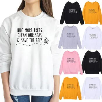 

Women Ladies Sweatshirts Women's Fashion Print Round Neck Long Sleeve Winter Sweatshirt Casual Tops Tees Clotning