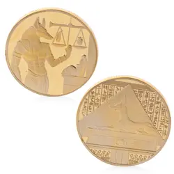 Посеребренная/позолоченная либра египетская Пирамида памятная монета Сувенирный жетон