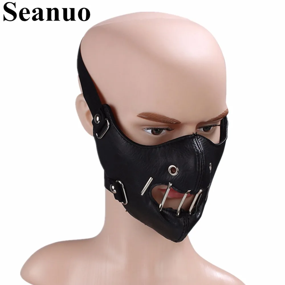 Seanuo 2018 маскарадные маски Tokyo Ghoul Kaneki Ken мужская маска с открытым ртом винтажная