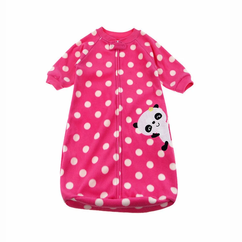 Спальный мешок для малышей детские пижамы сна велюровый спальный новорожденных