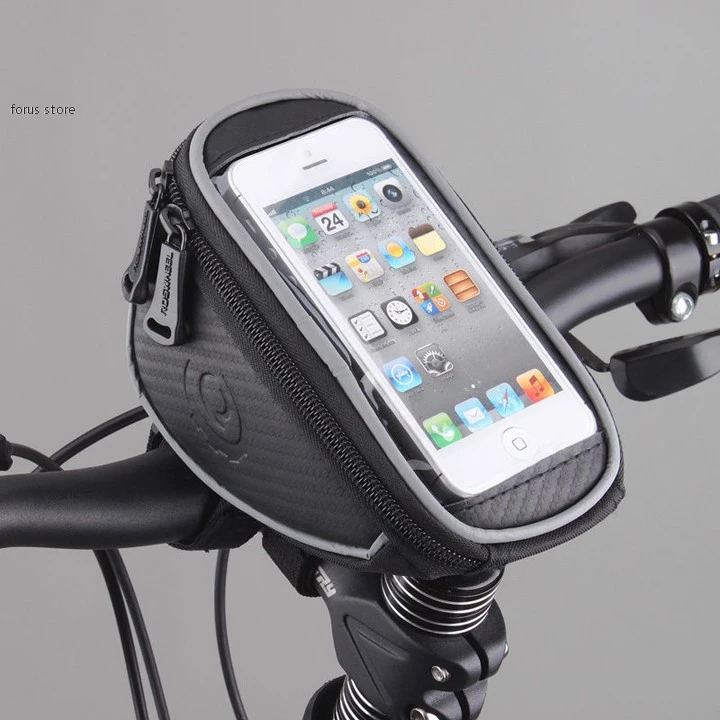 Movil bike bicicleta Haicom con bolso estanco para LG smartphone