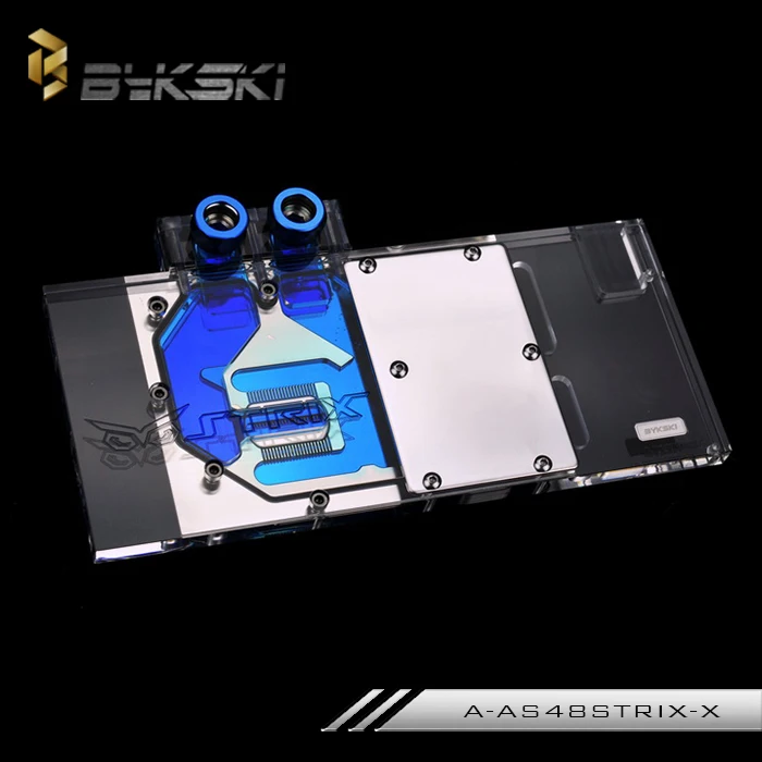 Bykski A-AS48STRIX-X Full Cover Graphics Card Water Cooling Block for ASUS ROG STRIX-RX480-O8G-Gaming/ROG STRIX-RX470-4G-Gaming Bykski A-AS48STRIX-X Full Cover Graphics Card Water Cooling Block for ASUS ROG STRIX-RX480-O8G-Gaming/ROG STRIX-RX470-4G-Gaming