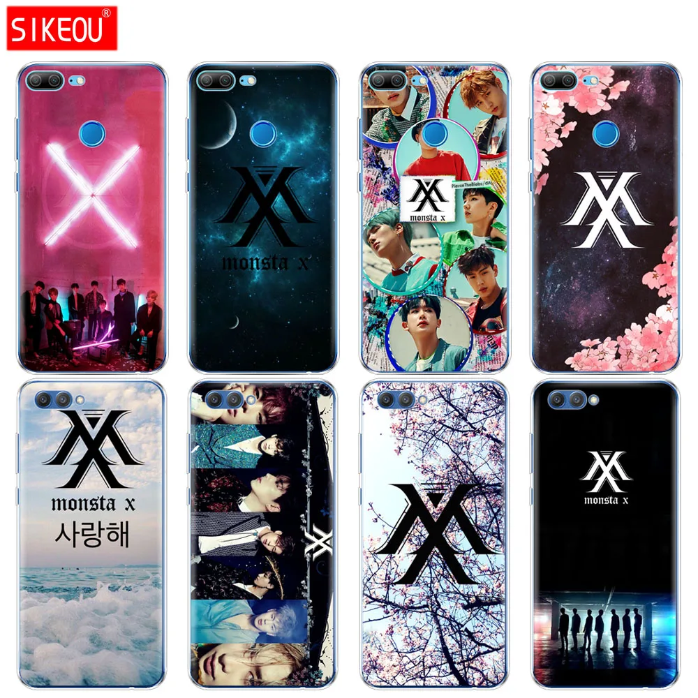 Силиконовый чехол для телефона Huawei Honor 10 V10 3c 4C 5c 5x 4A 6A 6C pro 6X 7X 6 7 8 9 LITE Monsta X KPOP Boy
