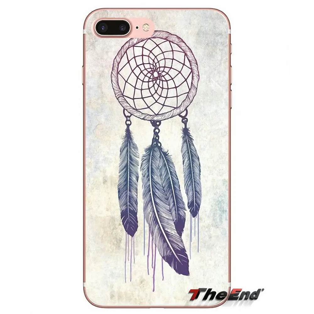 Ловец снов Dream catcher цветка TPU чехол для сяо mi красный 4 3 S Pro 4i 4C 5 5S Max Примечание 2