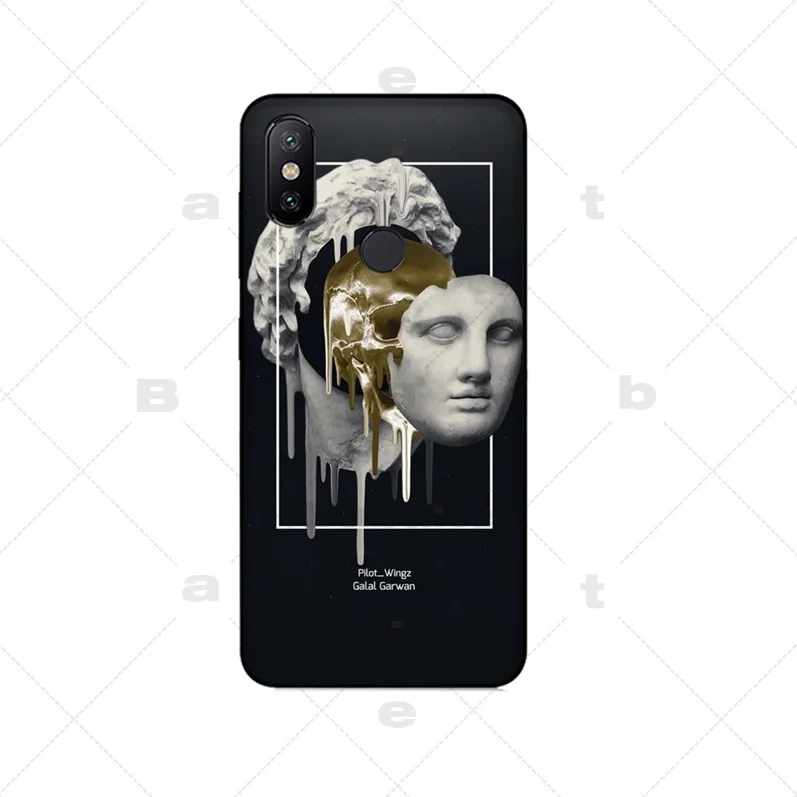 Vintage David Graphic Phone Cases For iPhone XS XR XS Max X 6 6S 7 8 Plus 5 5S SE Black Soft TPU Phone Back Cover Coque