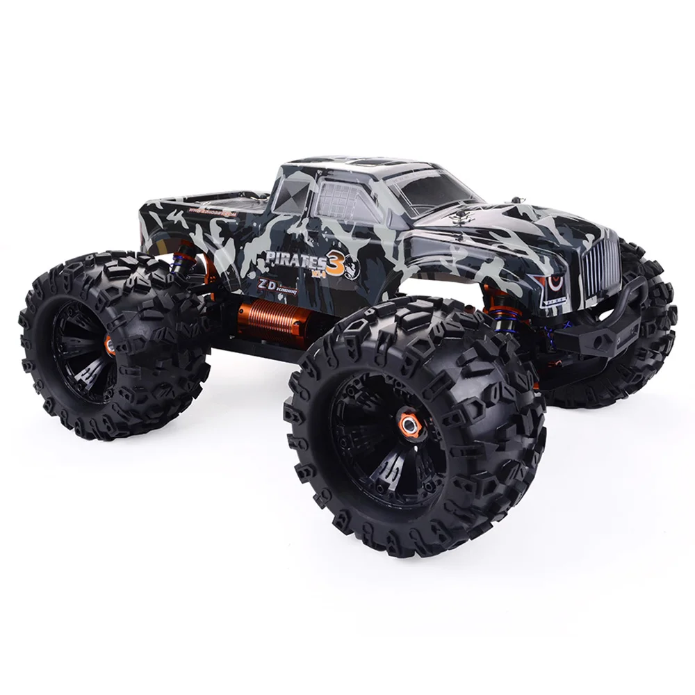 ZD гоночный MT8 пират 3 1/8 бесщеточный RC монстр грузовик RTR регулируемый амортизатор