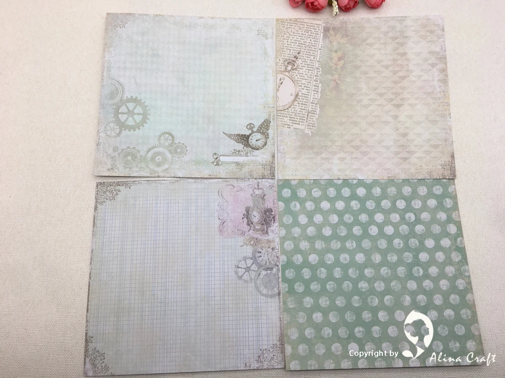 7-4 patterned paper