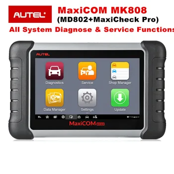 

Autel MaxiCOM MK808 OBD2 Diagnostic Scan Tool with All System and Service Functions (MD802+MaxiCheck Pro)