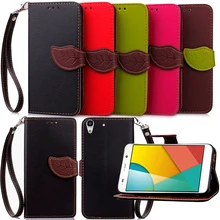 Elegant Leaf Design PU leather Wallet Case For Huawei honor 4C 4X 4A Y6 Wallet Card Holder stand Flip Mobile Phone Bags cover