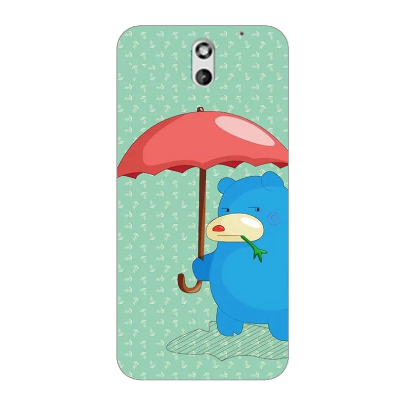 Милые модные цветок чехол для HTC Desire 610 чехол с принтом чехол для телефона Fundas Coque матовая животных в виде ракушки - Цвет: A154
