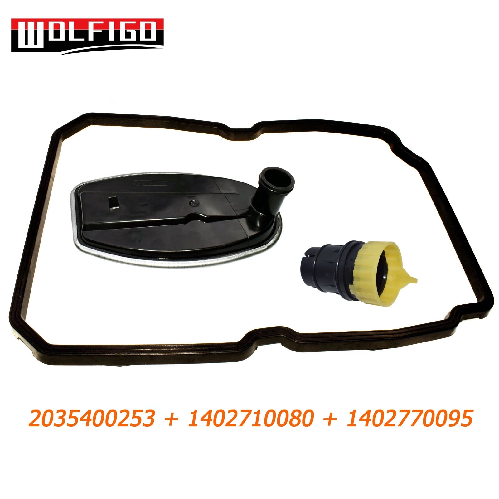 

WOLFIGO 1PC / 3PCS New For Mercedes Transmission Filter Connector Gasket 2035400253,1402770095,1402710080,1402700250