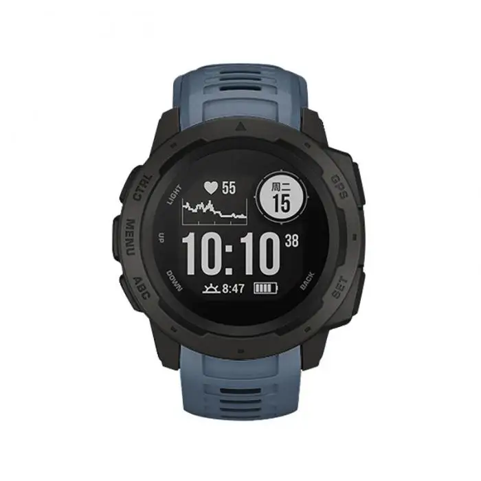 2019 Мода 22 мм спортивные часы силиконовый ремешок Браслет ремешок для Garmin Instinct NK-Shopping