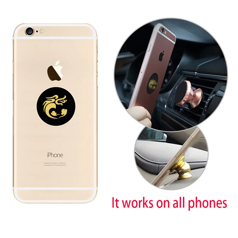 2pcs/lot Universal Metal Plate Disk on Magnetic Car Phone Holder for iPhone Iron Sheet on Magnet Car Stand for Xiaomi Huawei 2pcs/lot Universal Metal Plate Disk on Magnetic Car Phone Holder for iPhone Iron Sheet on Magnet Car Stand for Xiaomi Huawei