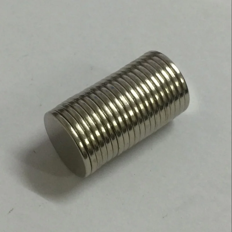 

20 Pieces/Pack 20 mm x 2mm Strong Powerful Magnetic Materials Neodymium Magnet without Hole Mini Small Round Disc