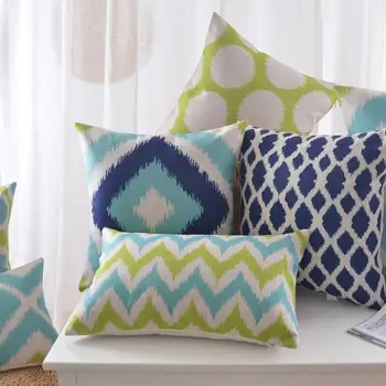 

Simple Abstract geometric pillow cushions Nordic Thick cushion Linen pillowcase throw pillows home decorative sofa cushions