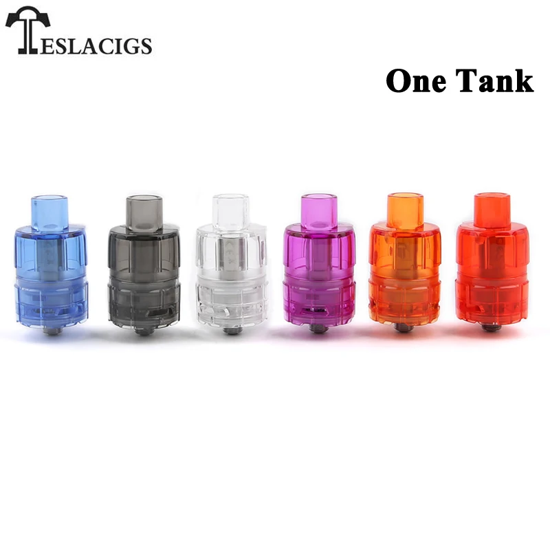 

3PCS/lot Original Tesla ONE Disposable Subohm Tank 3ml Cheap One time Atomizer 3.0ml Teslacigs E Cigarette Atomizer Vape