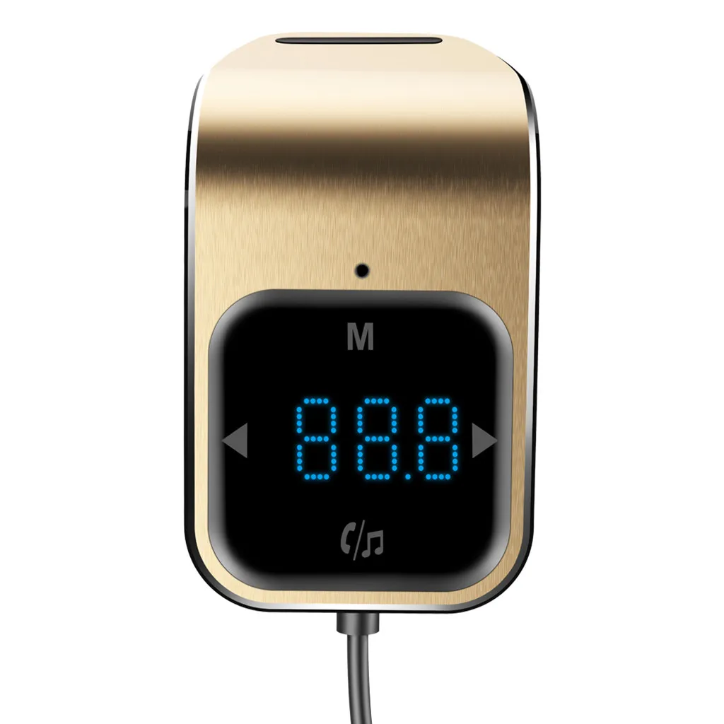 FM трансмиттер BC39 Aux модулятор Bluetooth автомобильный комплект громкой связи