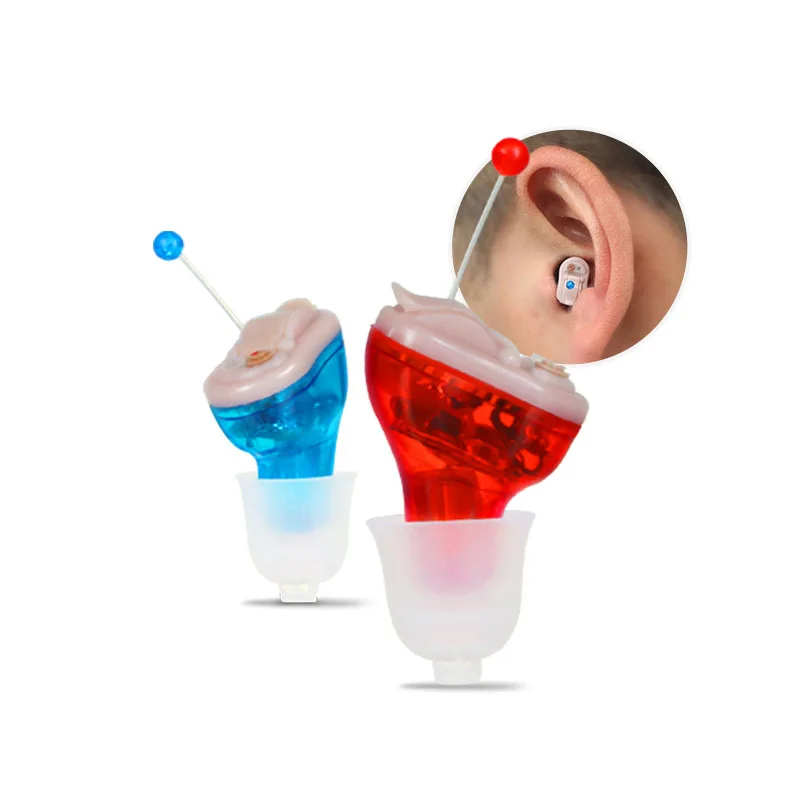 Wireless Digital Pocket Mini Hearing Aids Intelligent Ear Sound Deaf Amplifier Volume Adjustable In ear Invisible Hearing Aid