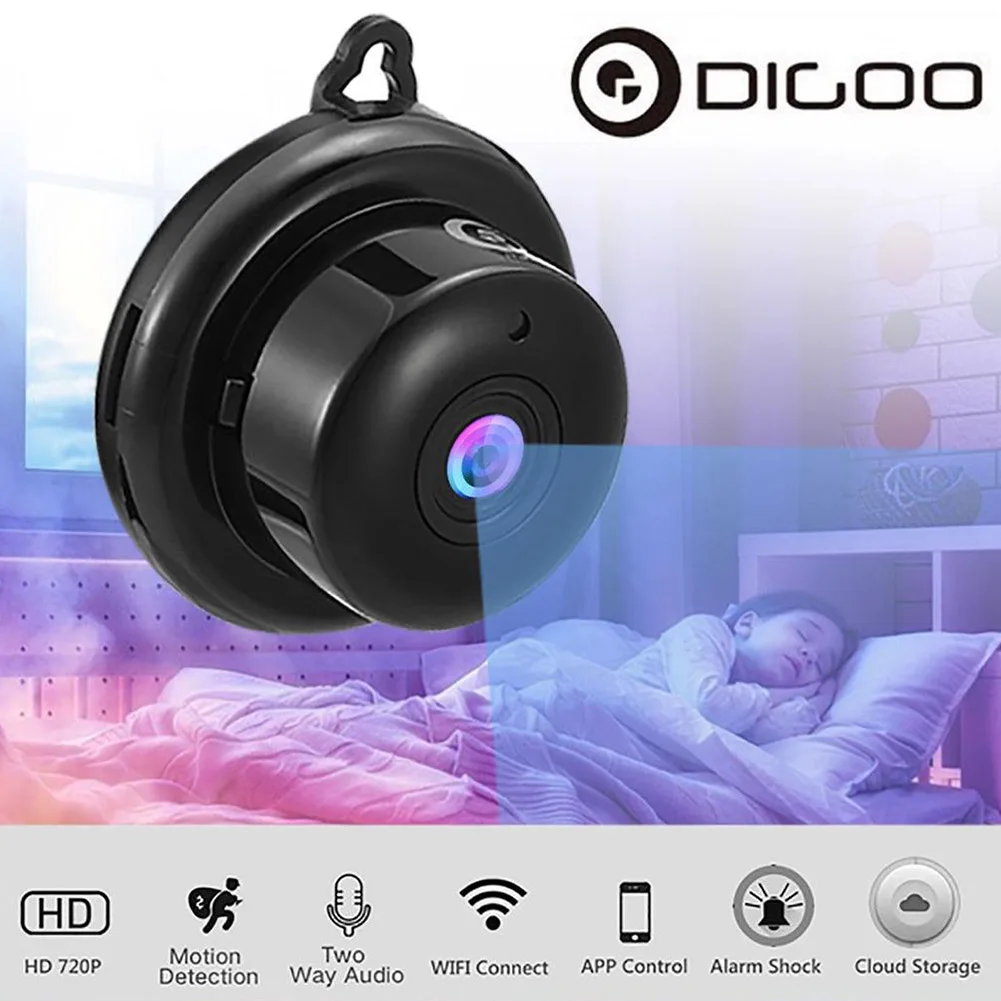 

Smart Home Security Camera WiFi IP 360 Degrees Panorama 720P HD Video Cloud Storage Encryption Infrared(1.8mm,3.6mm Lens)