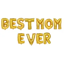 11 шт 16 дюймов золото лучший мама навсегда День матери шары из фольги в виде букв для Счастливый День матери Estival Mama лучший подарок вечерние