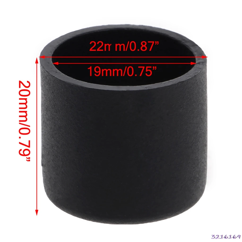 4 Pcs Chair Ferrule 19mm 3/4" Bottom Protector Furniture Table Feet Leg