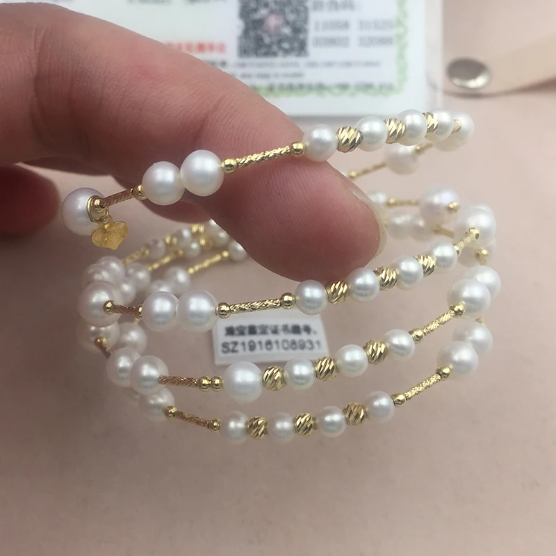 SL18K10023 18K  AU750 Gold bracelet bangles (24)