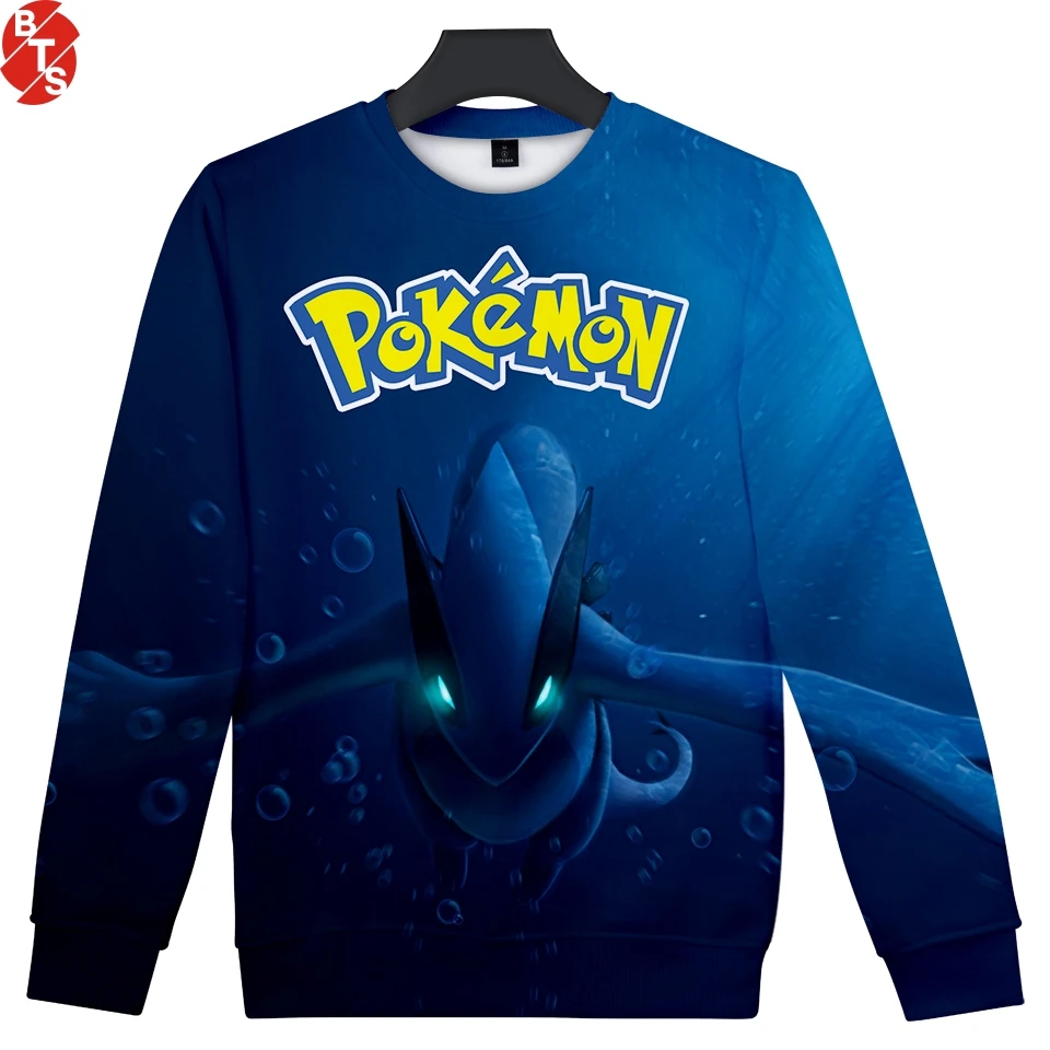 

Pokemon 3D Printed 2018 Hot Sale O-Neck Sweatshirts Women/Men Long Sleeve Trendy Streetwear Sweatshirt 2018 Casual Anime Clothes