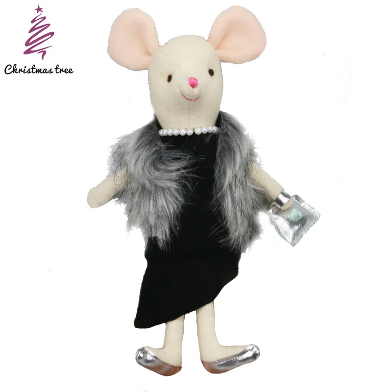 Высокое качество мягкая кукла плюшевая игрушка животное Рождественский подарок мультфильм плюшевые игрушки kawaii кукла мышка подарок на день рождения для девочек - Цвет: B
