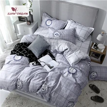 SlowDream Fashion Bedding Set Striped Bed Flat Sheet Pillowcase Bed Linen Set Duvet Cover Set Bedspread Home Textiles Nordic Set SlowDream Fashion Bedding Set Striped Bed Flat Sheet Pillowcase Bed Linen Set Duvet Cover Set Bedspread Home Textiles Nordic Set