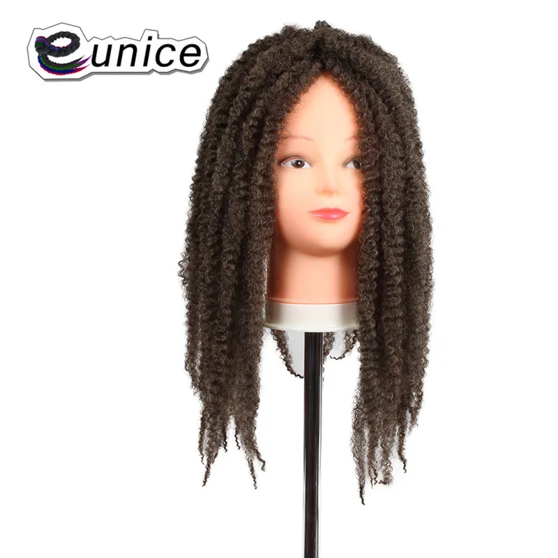 Marley Braids Hair Extension Synthetic Ombre Afro Kinky Crochet Kanekalon Braiding Hair (3)