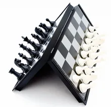 Mini Folding Magnetic Chess Set ajedrez Portable King Special chess Table Games 