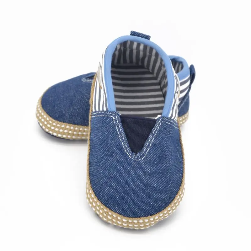 2018 Обувь для младенцев 0-18 м одежда для малышей Обувь для мальчиков Обувь для девочек лоскутное Обувь для малышей мягкая подошва деним Обувь