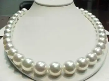 

Free shipping @@@@@ 11-12mm 18inch AAAA+ Natural White SOUTH SEA Pearls Necklace 14 Clas 6.09
