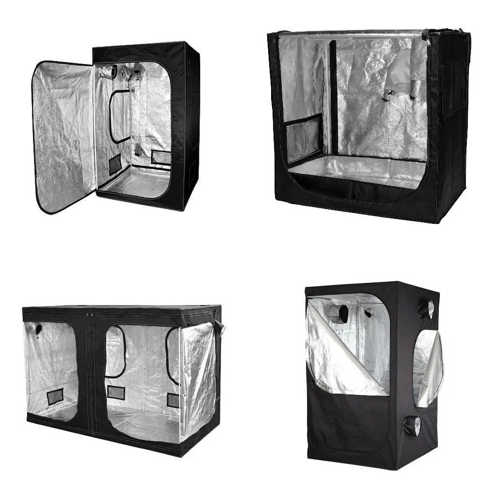 

Premium Grow Tent Silver Mylar Indoor Bud Box Hydroponics Dark Room Sizes