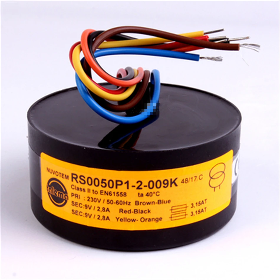 T 027 2*6V 9V 12V 15V 18V 25V 50VA Новый тороидальный трансформатор Talema RS Nuvotem 50W| |