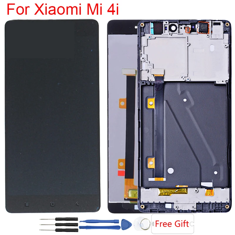 

Original Mi 4i LCD For Xiaomi Mi 4i LCD Display Frame Touch Screen Digitizer Assembly Replacement 5.0 Inch 1920*1080 LCD Screen