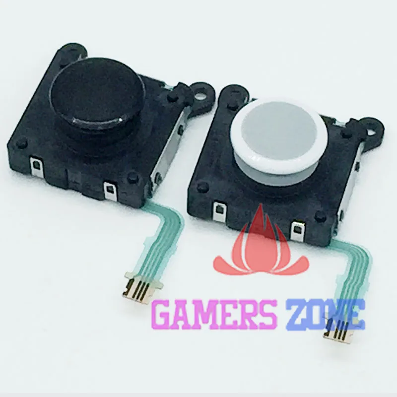

12pcs White Black For PSV2000 3D Button Analog Sticks Thumbstick Replacement Parts for PS VITA PSV 2000 Analog Joystick