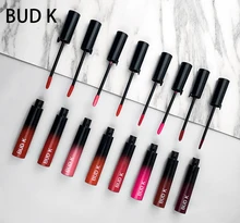 8PCS/SET BUD K New Arrival Lip Glaze 8 Colors Honey Watery Lip Gloss Lip Makeup Waterproof Colorful Cosmetic Lipstick