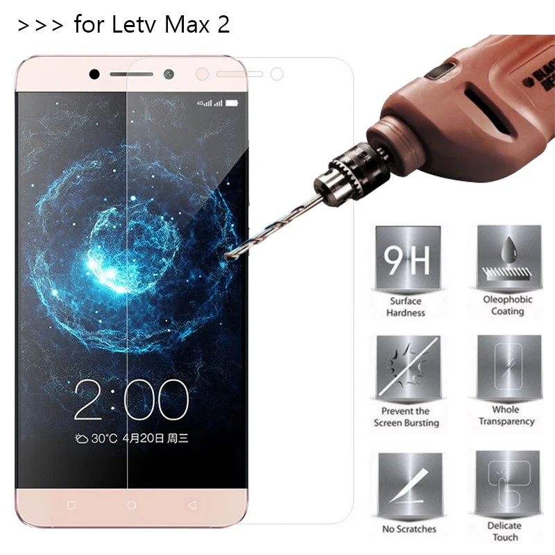 10 Pcs/Lot Premium Tempered Glass For Letv Le Max 2 X820 5.7" Screen Protector protective film | Мобильные телефоны и