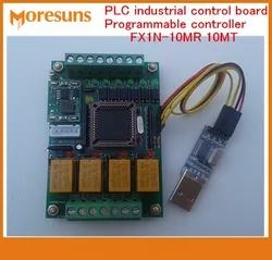 Fast Free Ship  Domestic PLC industrial control board delay relay module/programmable controller cable +FX1N-10MR 10MT module