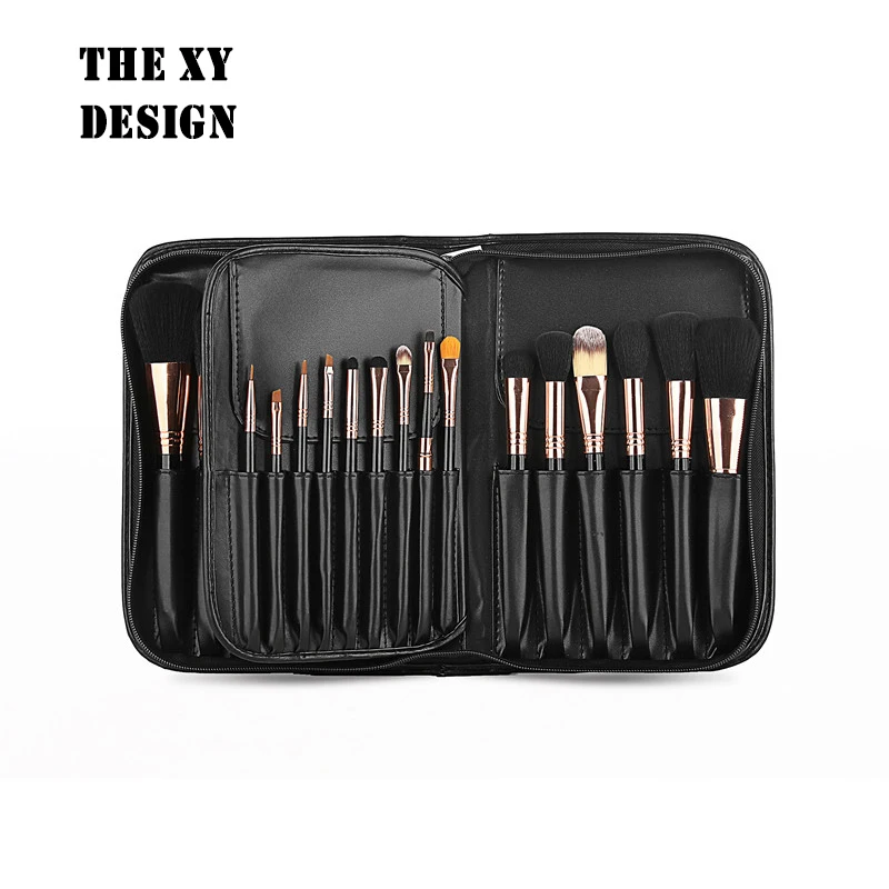 The xy design High Quality PU Leather Professional Make Up Brush