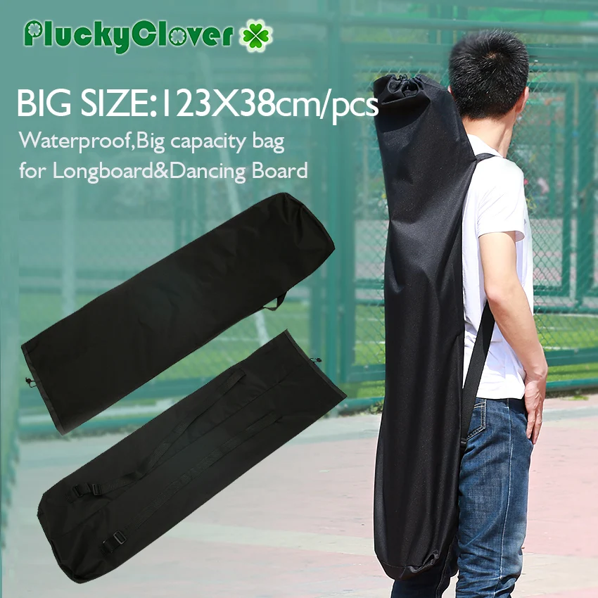 Us 4 21 31 Off 123x38cm Black Waterproof Electric Longboard Backpack Skateboard Carry Bag Dance Board Drift Travel Rucksack In