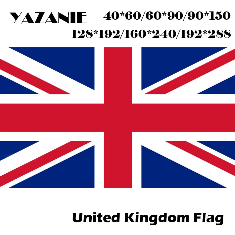 YAZANIE 60*90 см/90*150 см/120*180 см/160*240 см Национальный Флаг Великобритании британский флаг Англия ГБ страны мира пользовательские флаги